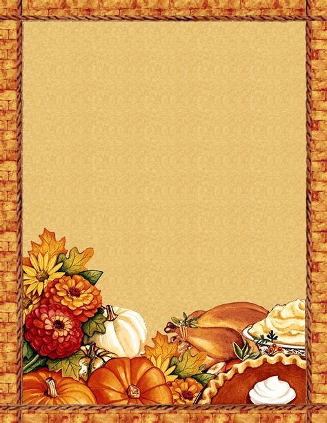 Printable Thanksgiving Stationery
